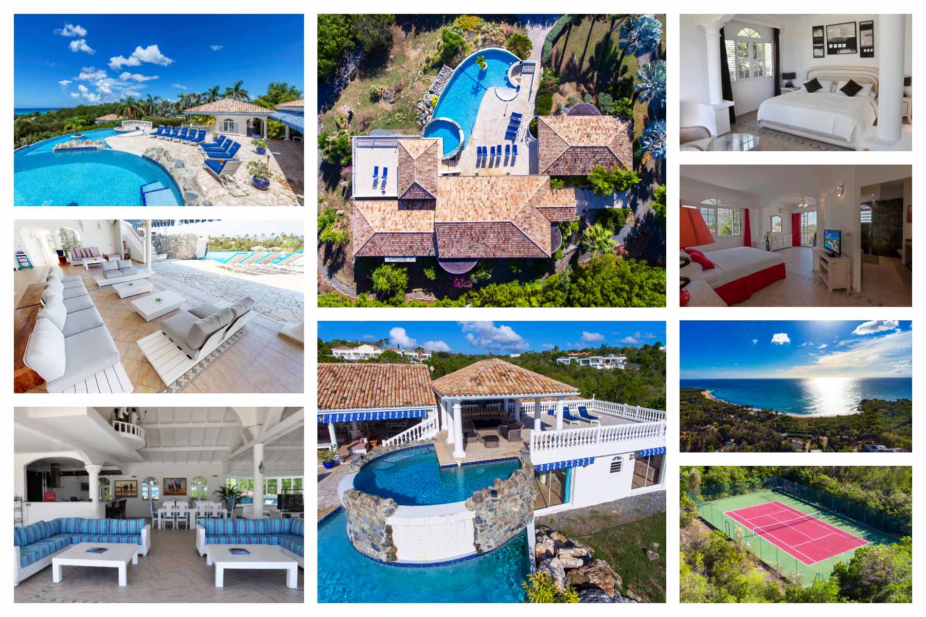 Cascades - 4-6 Bedroom Villa - Terres Basses - St. Martin