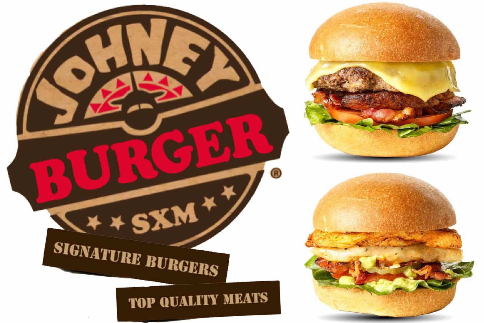 Johney Burger - SXM Johney Cakes/Johnny Cake burger- Authentic SXM delicacy - Last Edible souvenir 