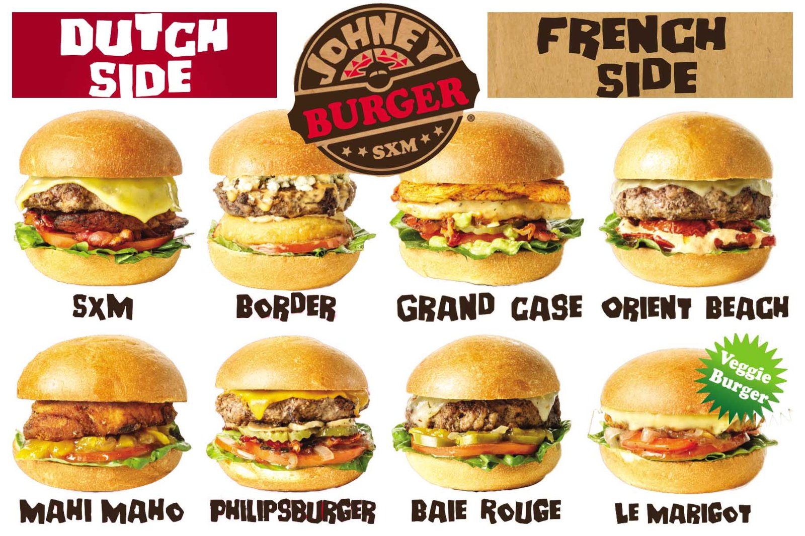 Johney Burger - SXM Johney Cakes/Johnny Cake burger- Authentic SXM delicacy - Last Edible souvenir 
