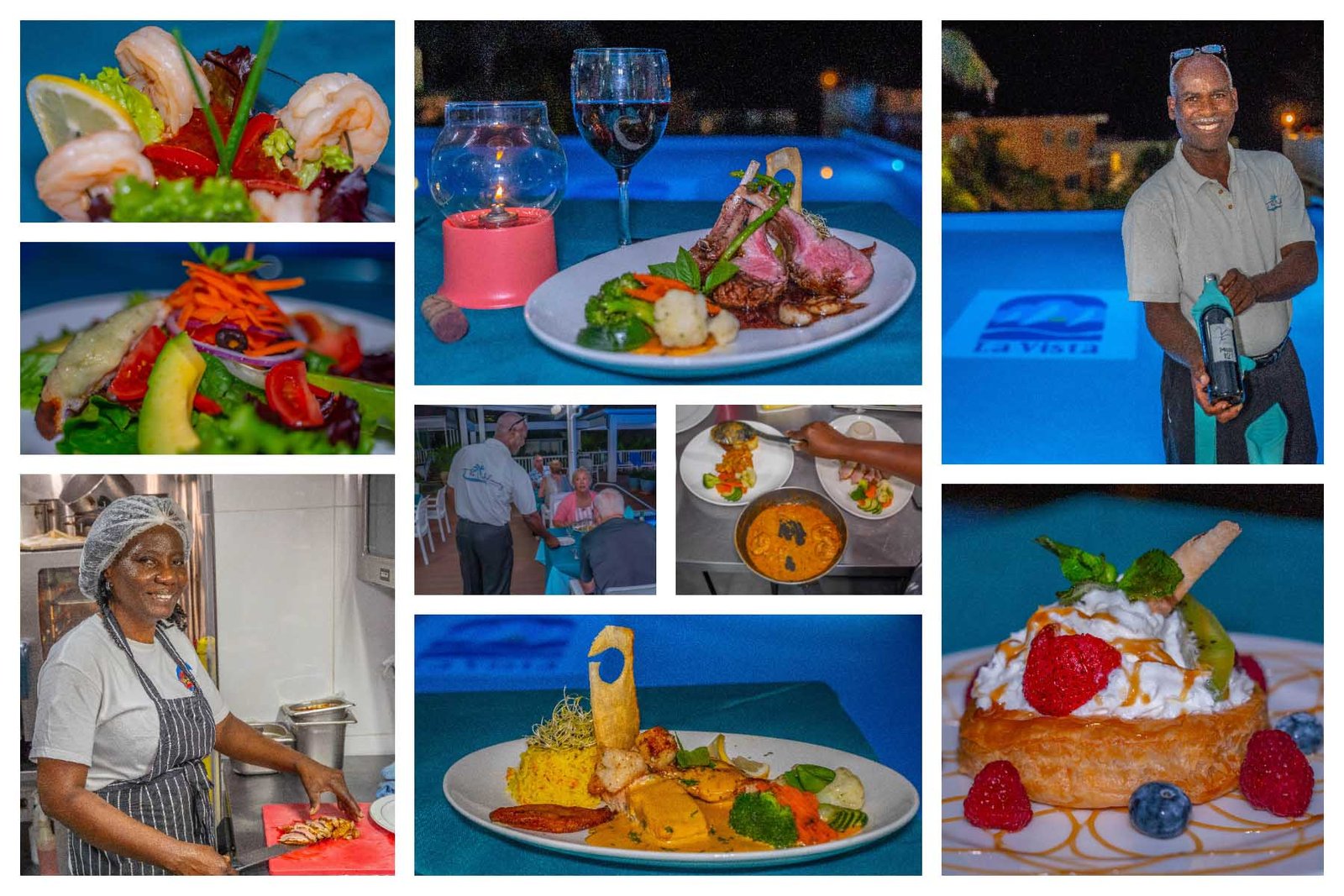 The Hideaway Food & Service – Chef Micheline, Friendly Staff, Caribbean inspired food, wines and cocktails. The Hideaway Food & Service - Chef Micheline, Friendly Staff, Caribbean inspired food, wines and cocktails.