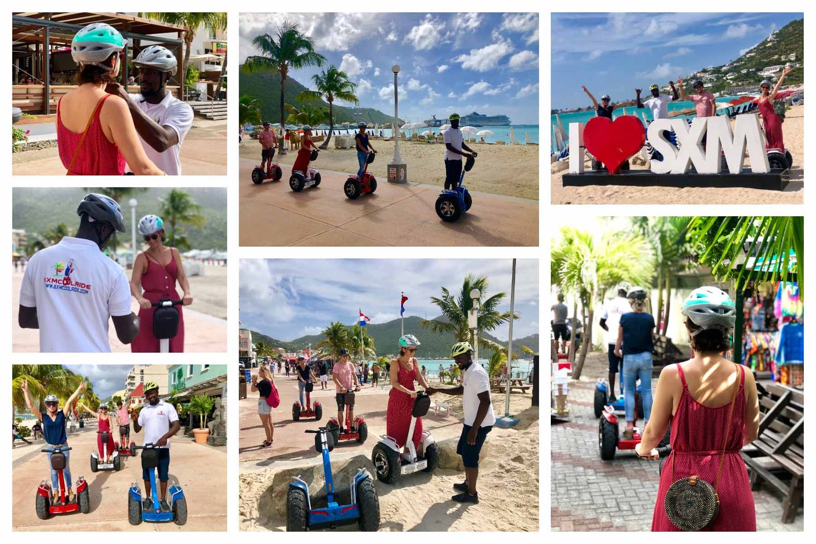 SXM Coolride – promenada Philipsburg Wycieczka segwayem — poznaj stolicę Sint Maarten.