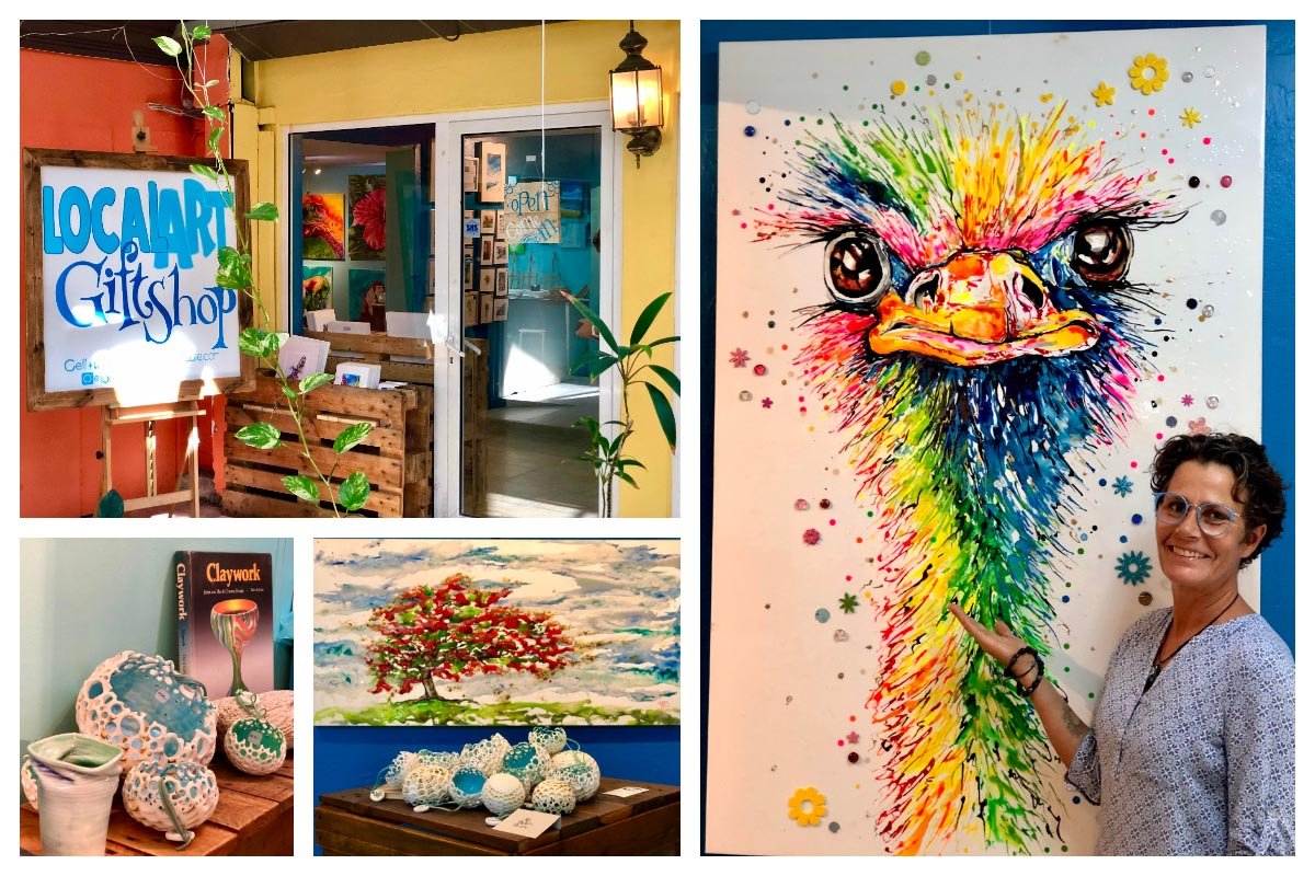 Local Art and Gift Store - SXM, Paintings, Crafts, Pottery, Gift Shop and Art School Tess - Laurey (Sip and Paint)