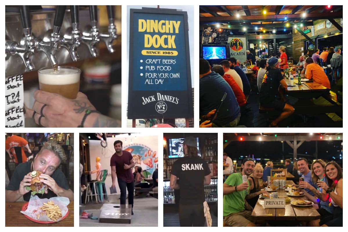 Dinghy Dock - Sports Bar, Craft Beer, IPA, Comfort Food Deals, What you see is what you get!