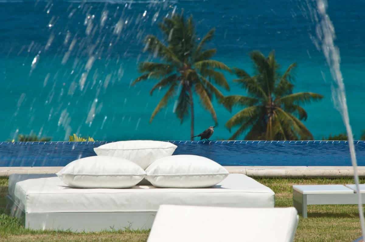 Villa Sandyline: Panoramic view over Terres Basses and the Caribbean Sea, St. Martin