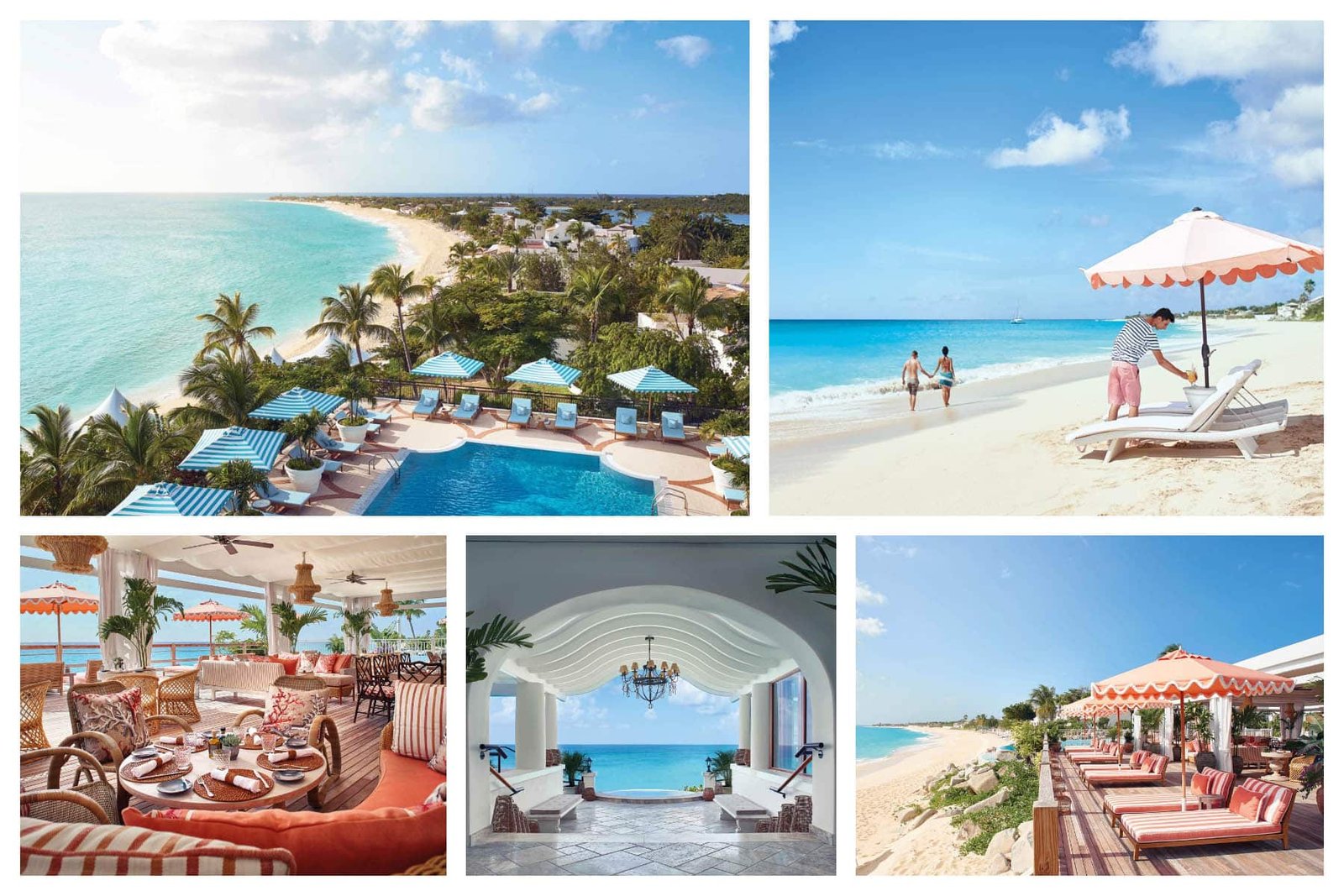 Belmond La Samanna Resort in St. Martin, featuring beachfront dining, infinity pools, and a vibrant bar scene.