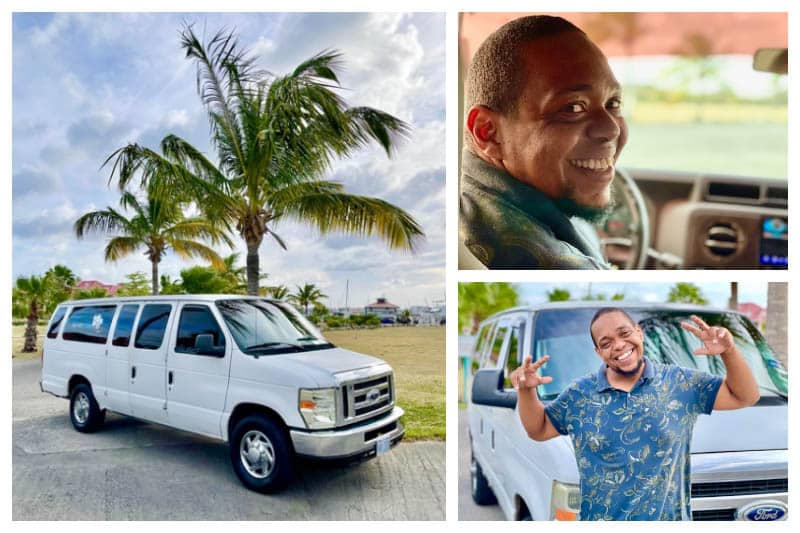 Markey - Taxi 351 - Ford E350, 14 Passengers, St. Maarten - St. Martin best Driver, Friendly and Passionate