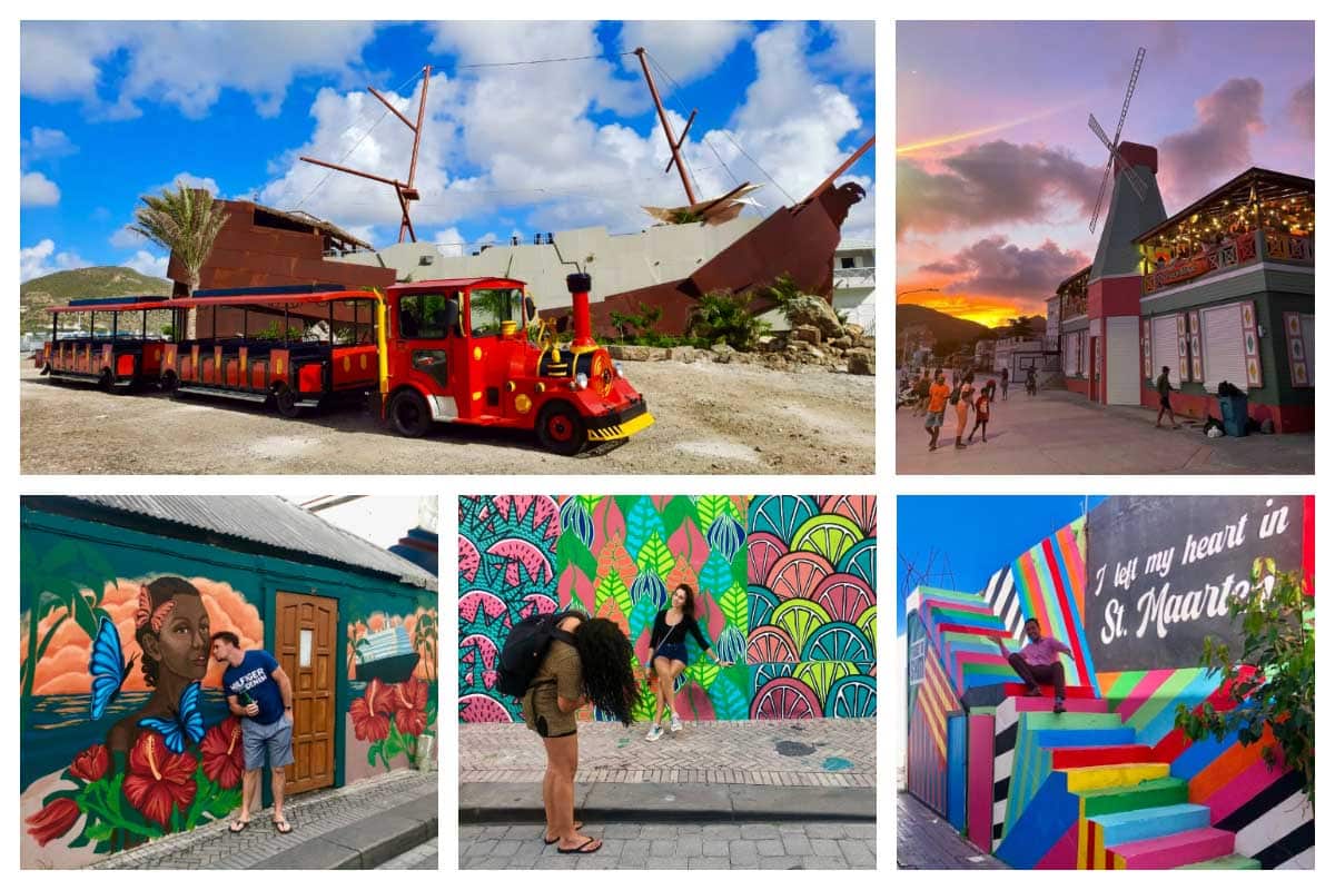 Sint Maarten Mural Tour Philipsburg - Explore all Murals while enjoying Drinks and Food - Group trip with Train