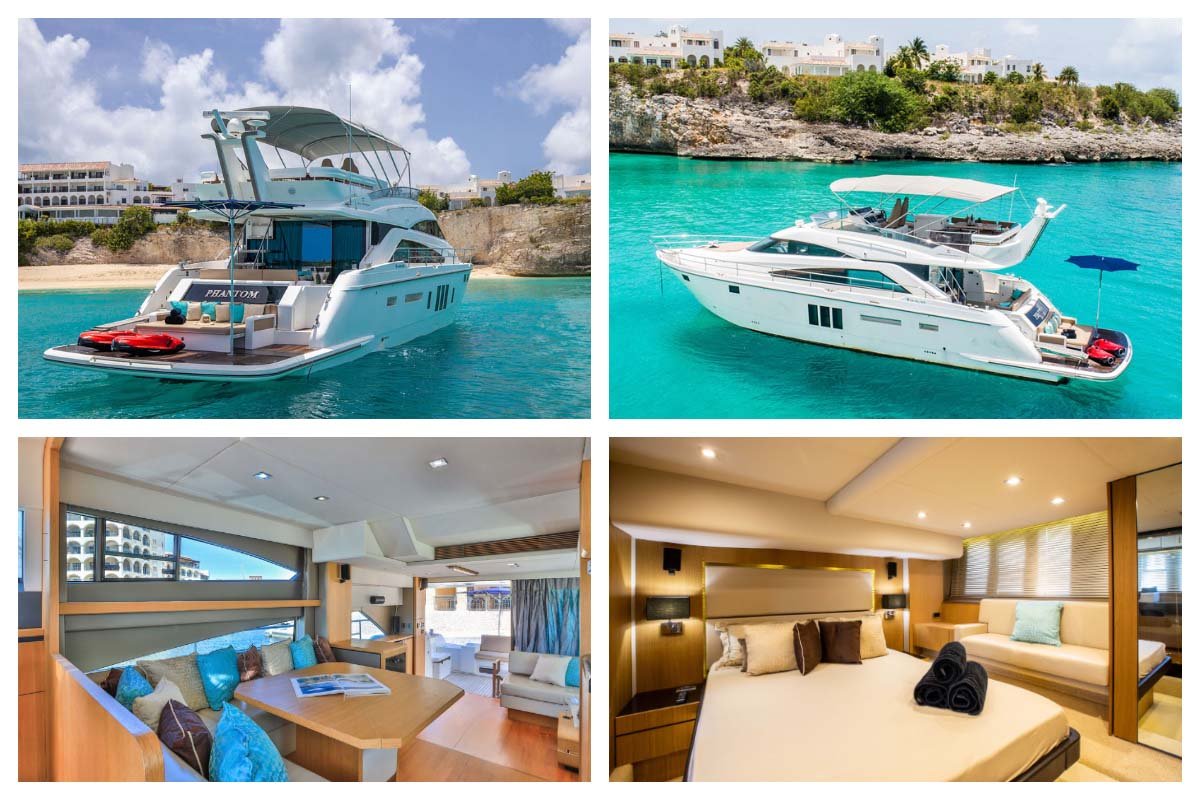 Fairline 63 FT Yacht charter - Rent a yacht for the day (Phantom)