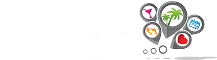 We Are SXM logo featuring a stylized '440' design in white, symbolizing comprehensive local guides for Sint Maarten and Saint Martin.