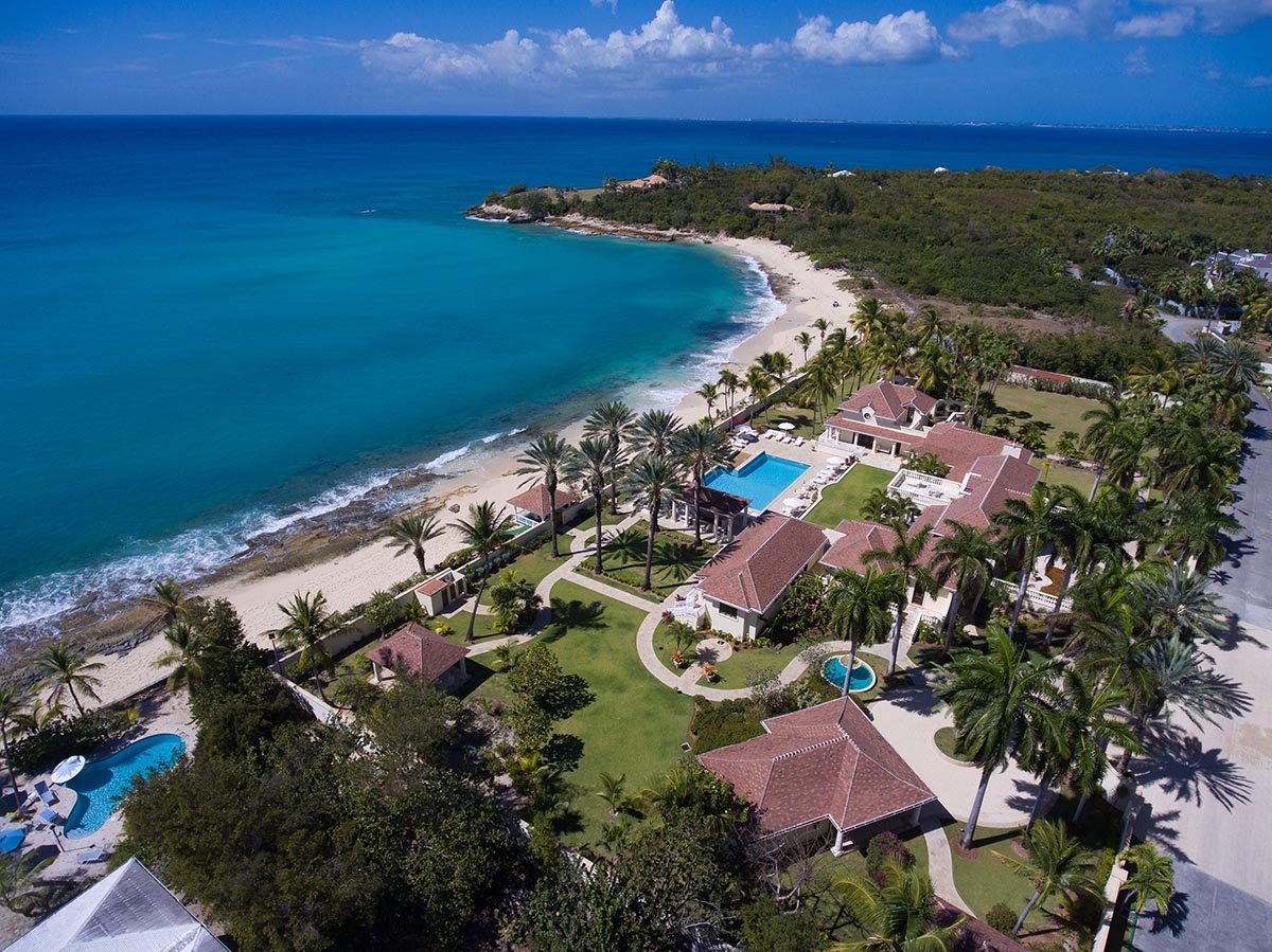 Baie aux Prunes - Plum Bay and the Trump Villa in Lowlands - Terres Basses