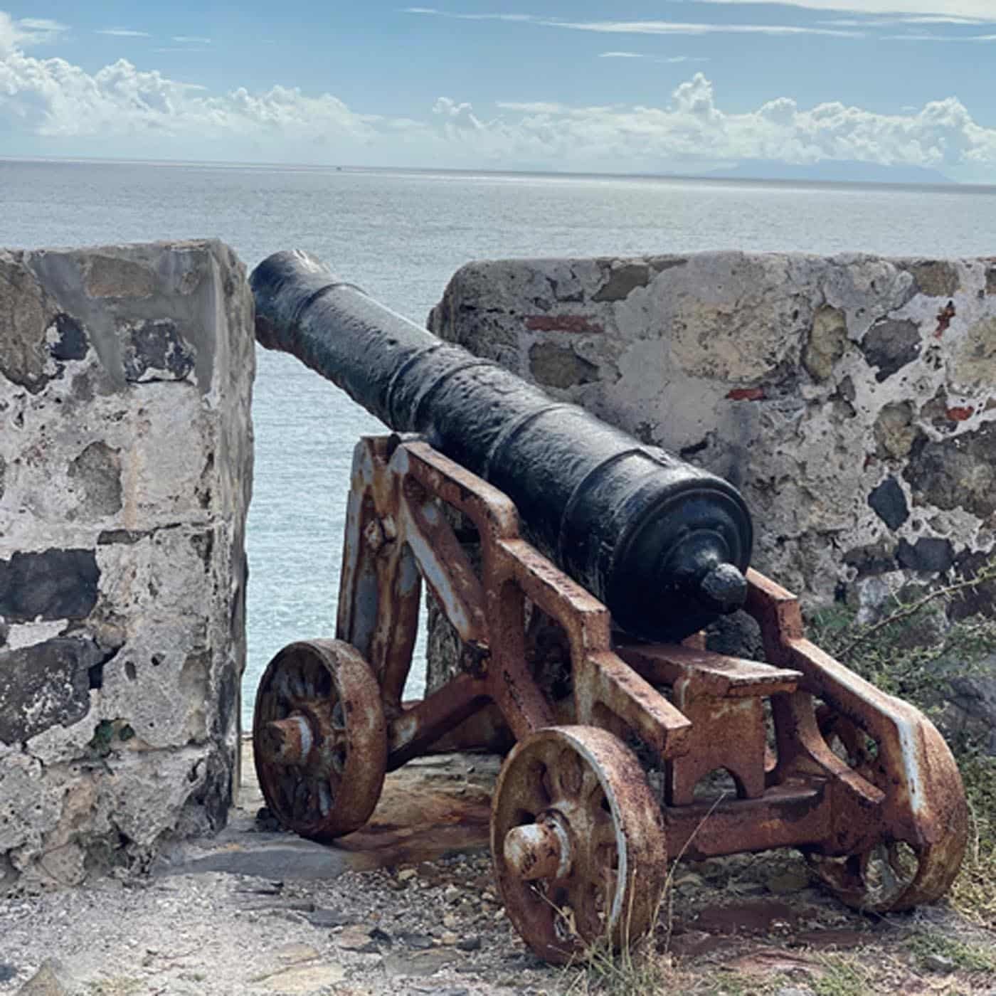 Fort Amsterdam in Philipsburg - Overlooking Divi Little Bay
