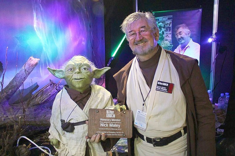Yoda Guy - Nick Maley at the Yoda Movie Exhibit