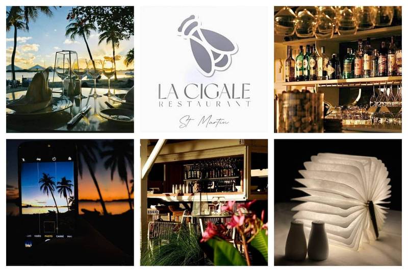 La Cigale Restaurant – Fine Dining Experience in Nettle Bay St Martin – Elegant, Chic, Beach View L La Cigale Restaurant - Fine Dining Experience in Nettle Bay St Martin - Elegant, Chic, Beach View L