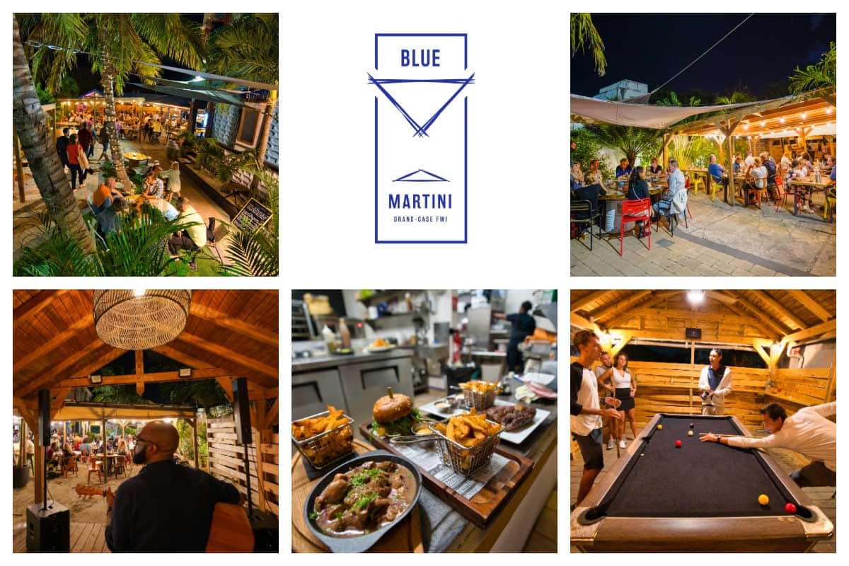 Blue Martini - Grand Case, French European Restaurant - Fresh Fish, Steak, Burgers, Modern Cuisine