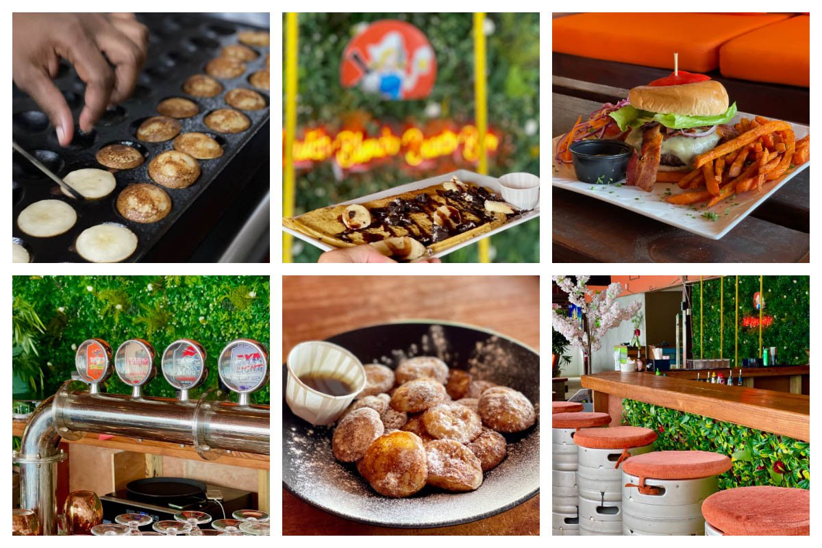 Dutch Blonde Beach Bar – Burgers, Dutch Pancakes, Poffertjes, Pannekoeken, Island Beer, Local Beer S Dutch Blonde Beach Bar and Restaurant - Philipsburg, Local Beer, Beer Garden, Boardwalk, Dutch Windmill