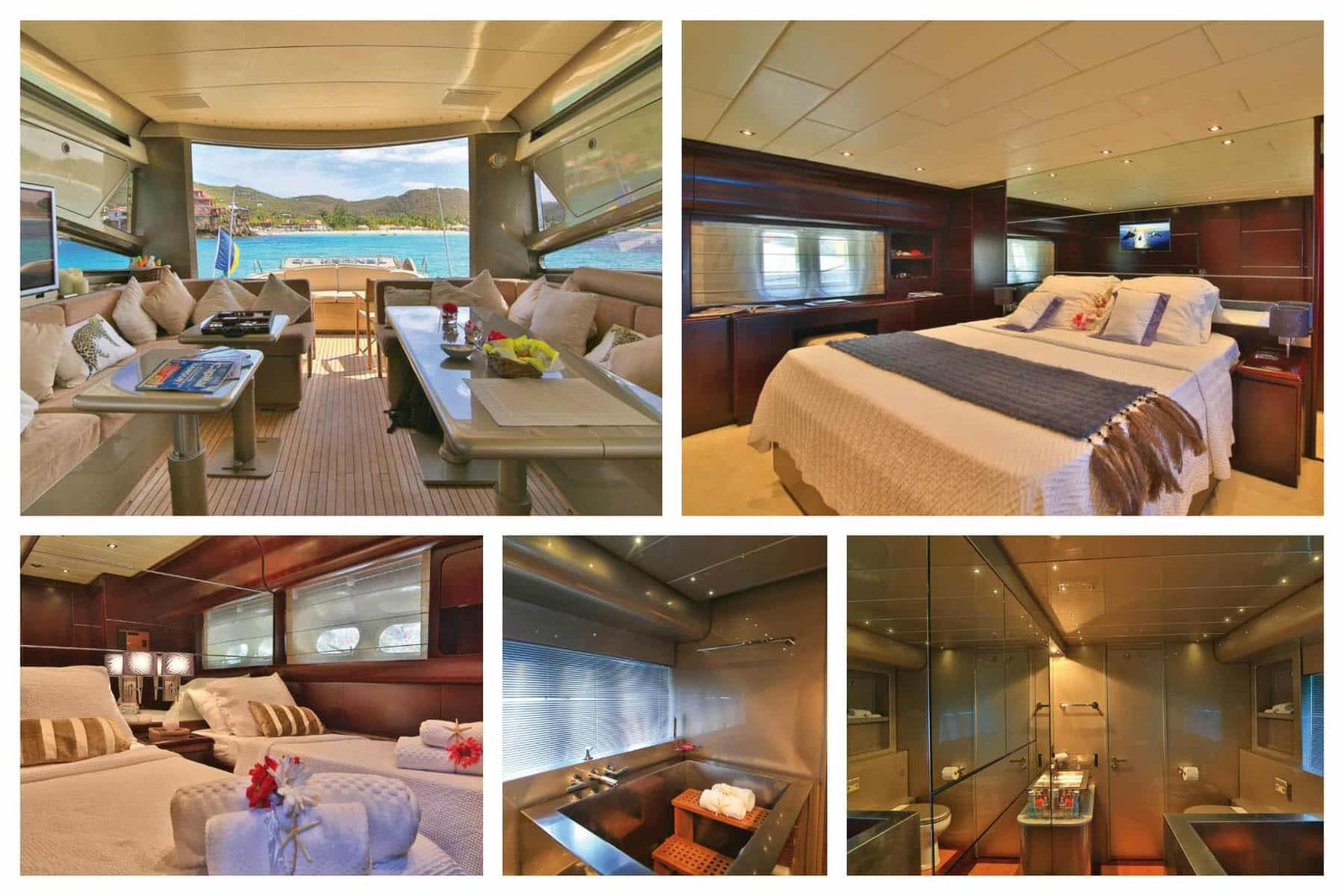 Leopard 88FT Tender To - Inside Living Room, Master Bedroom, Double Bedroom and Bathroom S
