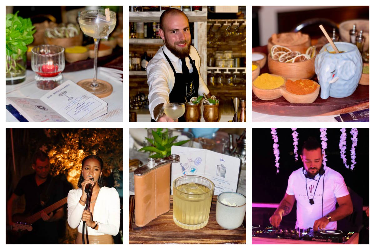 “Experience the Magic of Rainbow by Night – Cocktail Flight, Journey Around the World with Cocktails, Tapas & Music” Rainbow Café Dinner - Fine dining with Sushi, Fresh Fish, Steaks, Craft Cocktails and French Wines S