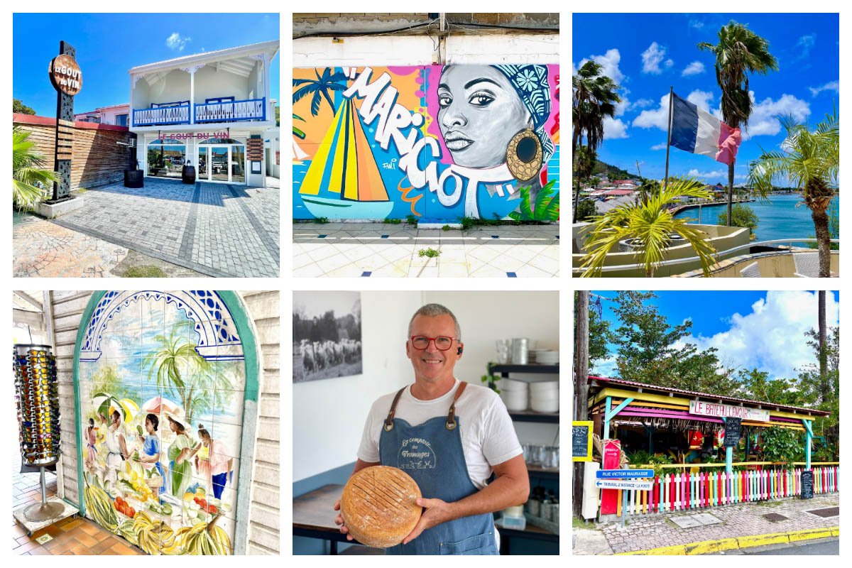 Marigot Shopping – French wine, Cheese, Market, Local Food, Fine dining with oceanview Marigot Shopping - French wine, Cheese, Market, Local Food, Fine dining with oceanview