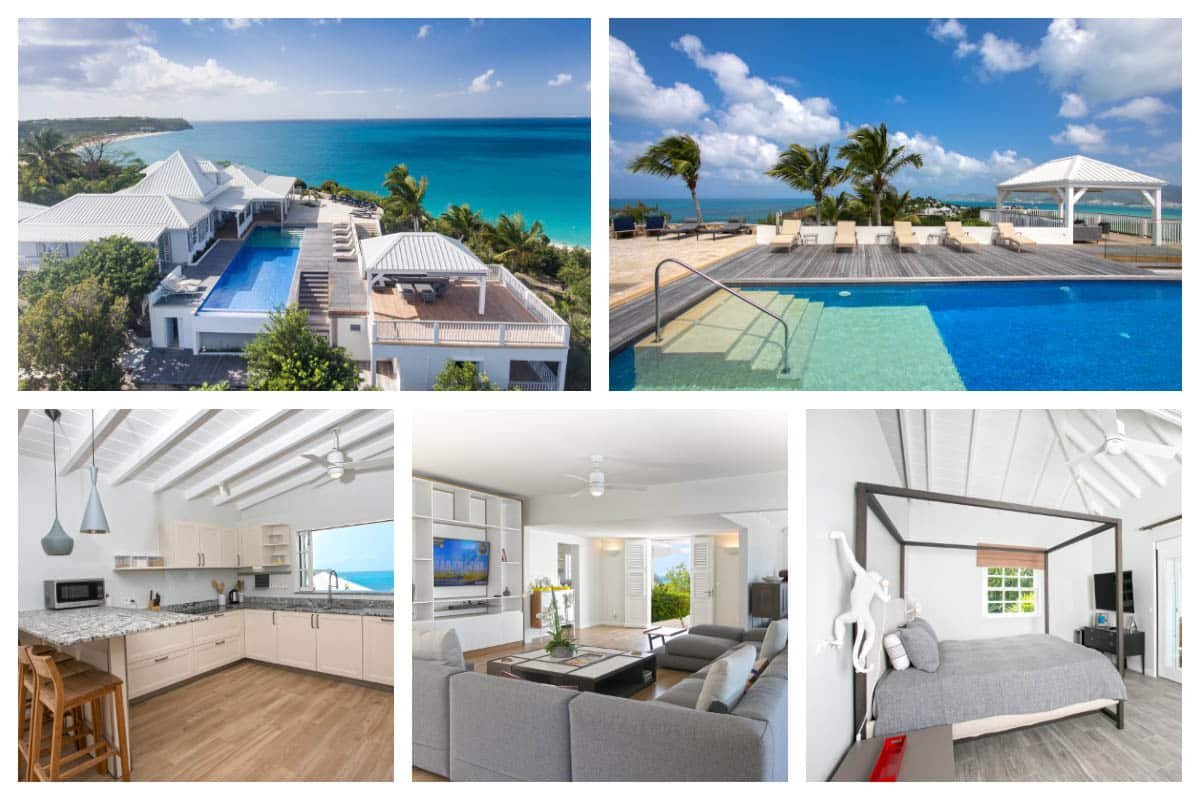Le Caprice - 6 Bedrooms and Bathrooms, Pool, Ocean View, Family Stay - Baie Rouge St. Martin