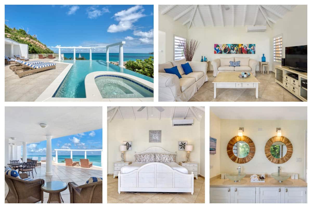 Nid D'amour Villa - Terres Basses, Love Nest overlooking Ocean, Beachview, Pool - St Maarten