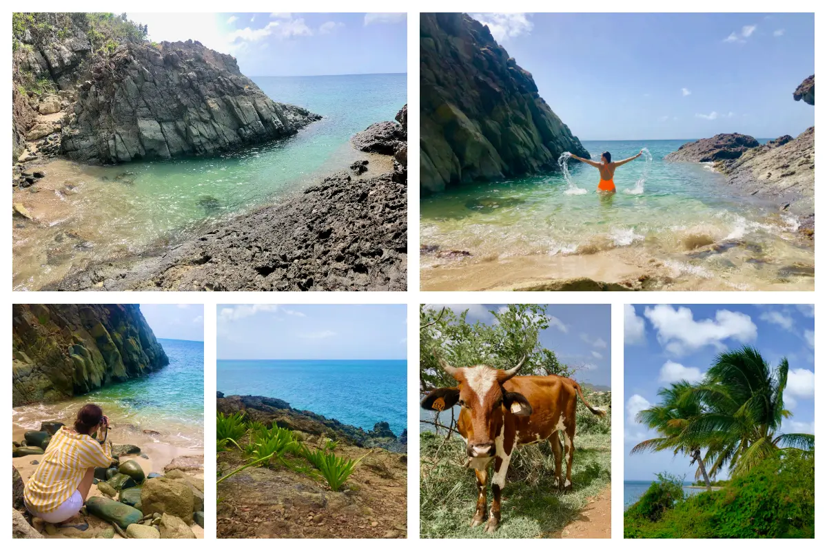 “Lovers Beach: St. Martin’s Secluded Paradise Near Friars Bay” Lovers Beach - A beach just large enough for two persons - Walking distance from Friars Bay Beach
