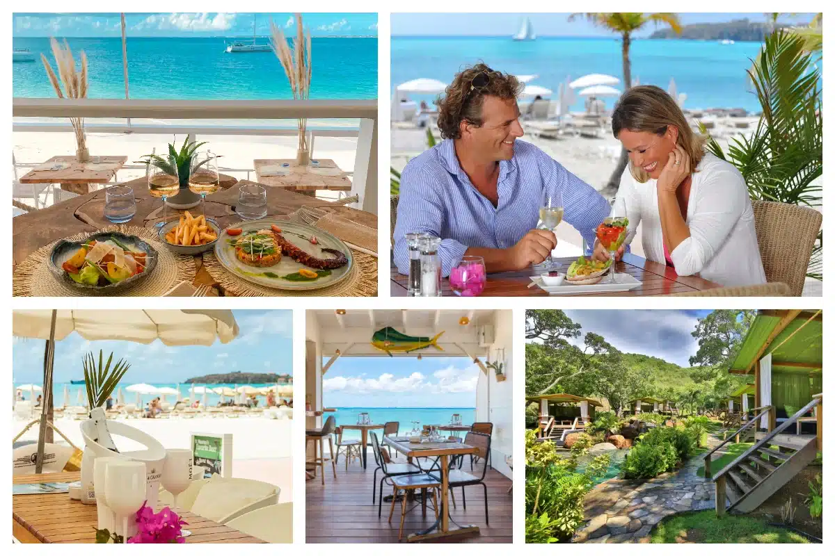 Best Beach Bars & Outdoor Restaurants in Sint Maarten - Saint Martin - SXM - Open-Air, Ocean - Sea View