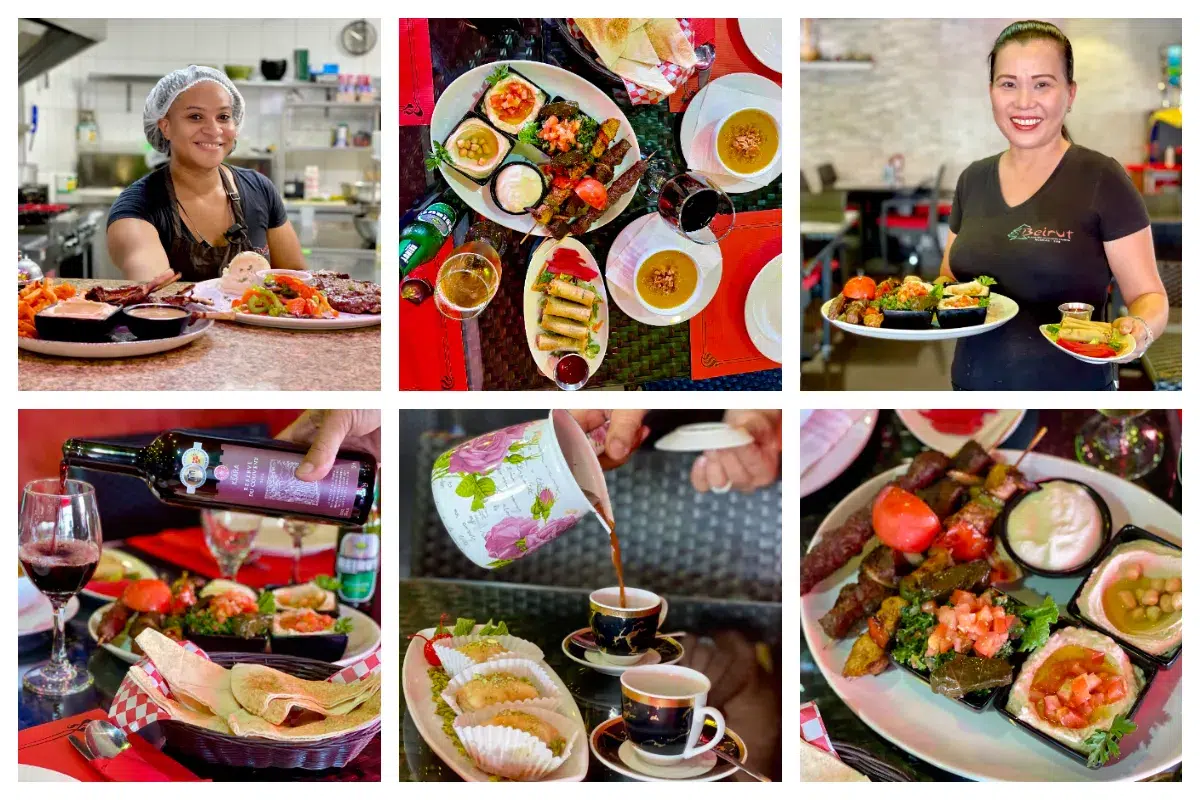 Beirut Lebanese and Middle Eastern Kitchen - Fire Grilled Meats, Fish, Kofte, Falafel, Kebab, Salad - Vegan, Vegetarian, Pesca, Pescatarian, Middle East, Restaurant