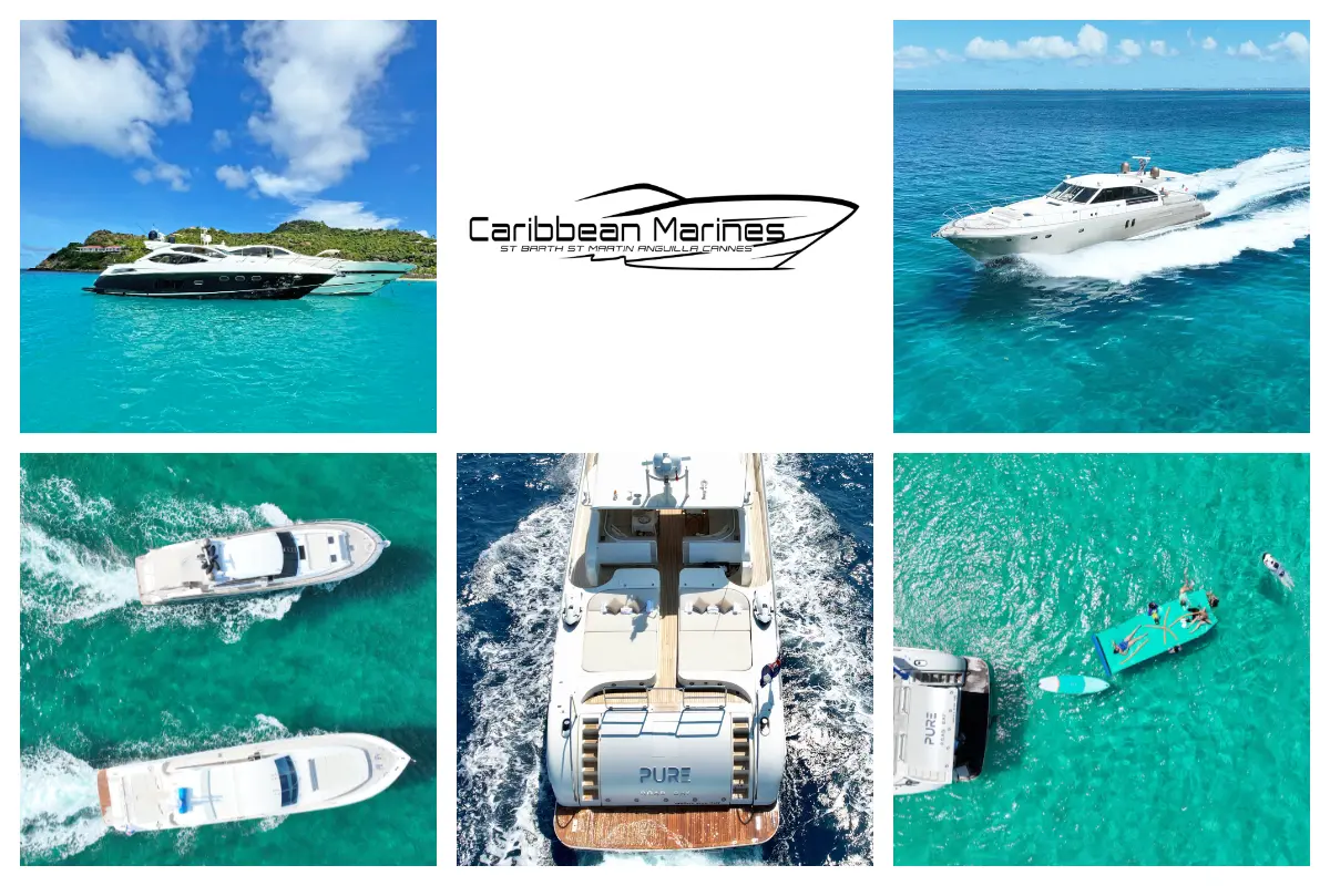 Caribbean Marines Luxury Yacht Charter SXM – From 53ft to 90ft Private Charters I Caribbean Marines - Luxury powerboats / yacht charters St Maarten/St Martin, Anguilla, St. Barths -fleet consists of 25ft, 27ft, 38ft, 40ft, 55ft, and 71ft powerboats
