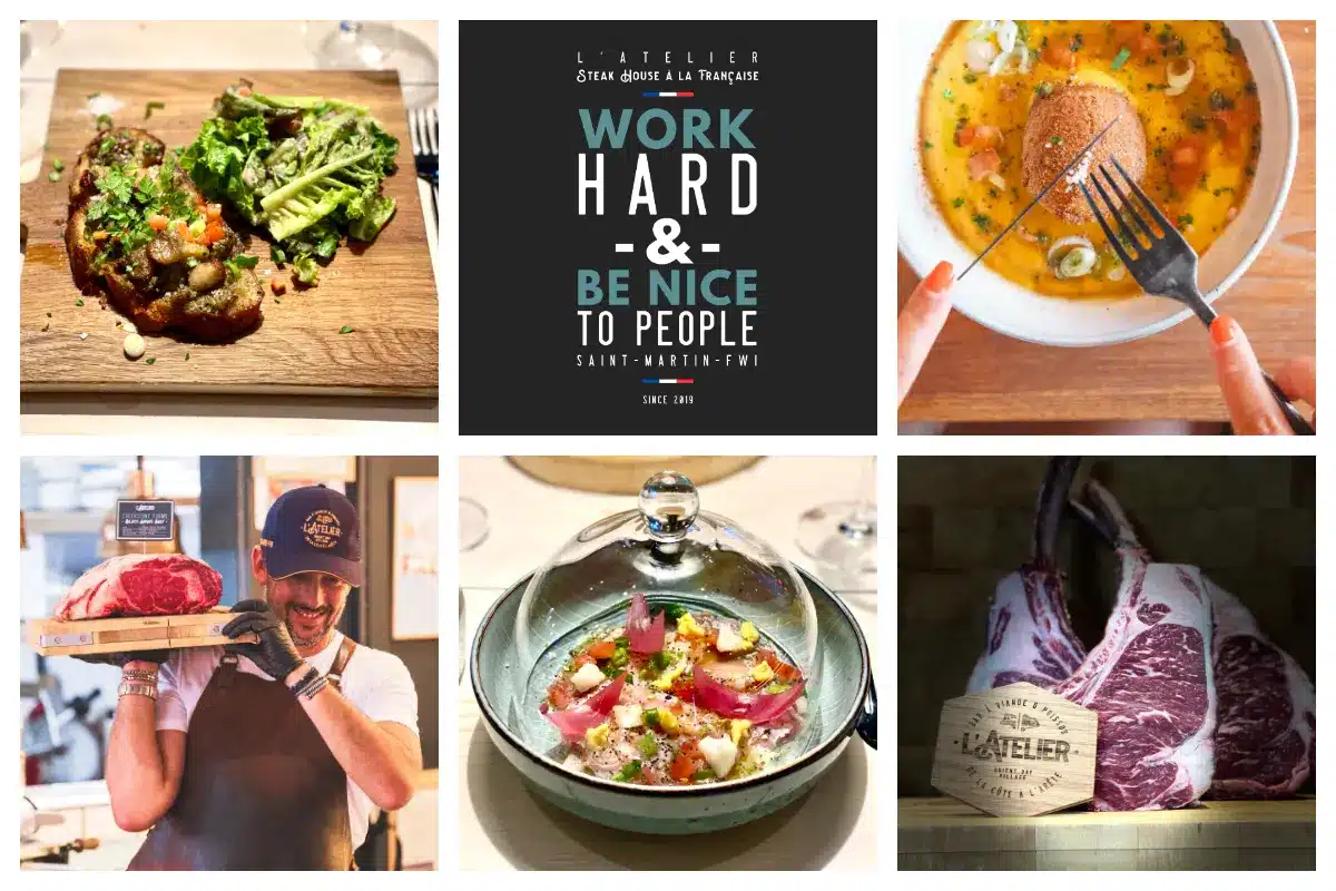 L’Atelier Local Fish & Premium Meats Wagyu, USDA Prime Angus, Japanese Kobe, Iberico Pig, Duck, free-range lamb, & dry-aged beef L'Atelier Local Fish & Premium Meats Wagyu, USDA Prime Angus, Japanese Kobe, Iberico Pig, Duck, free-range lamb, & dry-aged beef