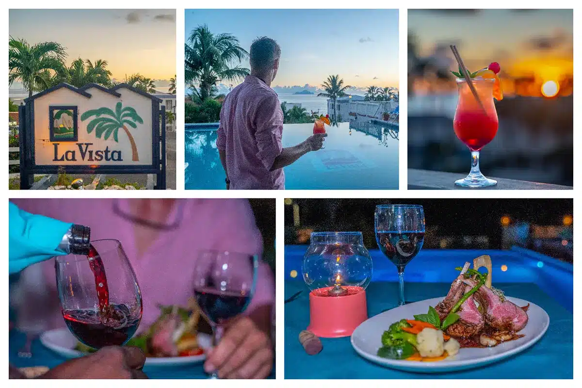 The Hideaway in Pelican - Caribbean style Poolside Restaurant inside La Vista Resort