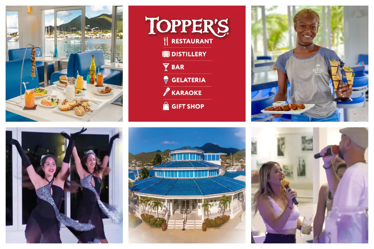 Toppers Restaurant & Bar in Simpson Bay - Nightly Karaoke and Dinner dance show I