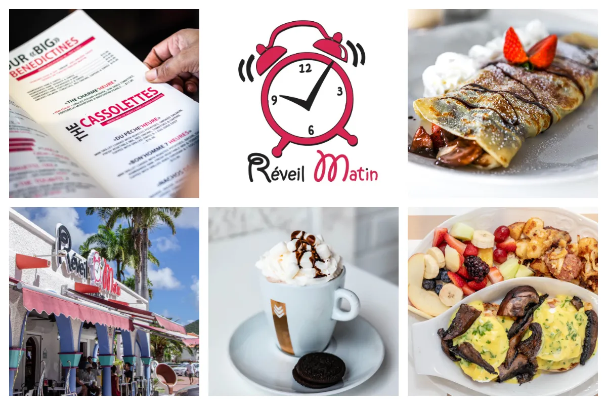 Reveil Matin - Breakfast and Lunch in Simpson Bay, Fruits, Eggs Benedict, Crepes, Coffee's, Juices and more I