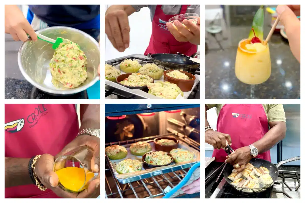 Creole Culinary Classroom - The making off Delicious food