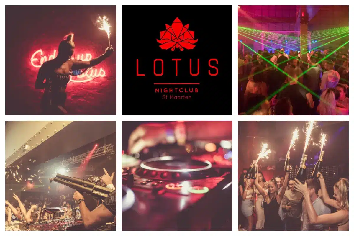 LOTUS Nightclub Simpson Bay - Leading Nightlife location, Dj's get the Dance floor going