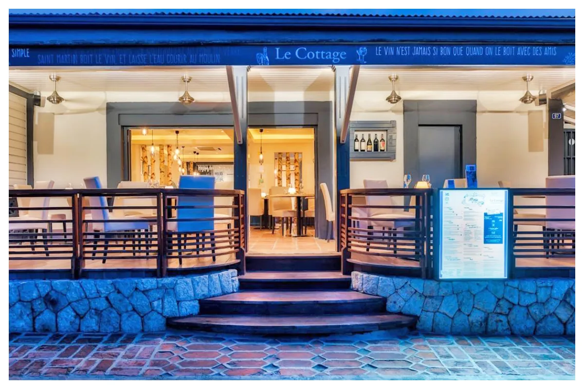Le Cottage, french chef over in Grand Case