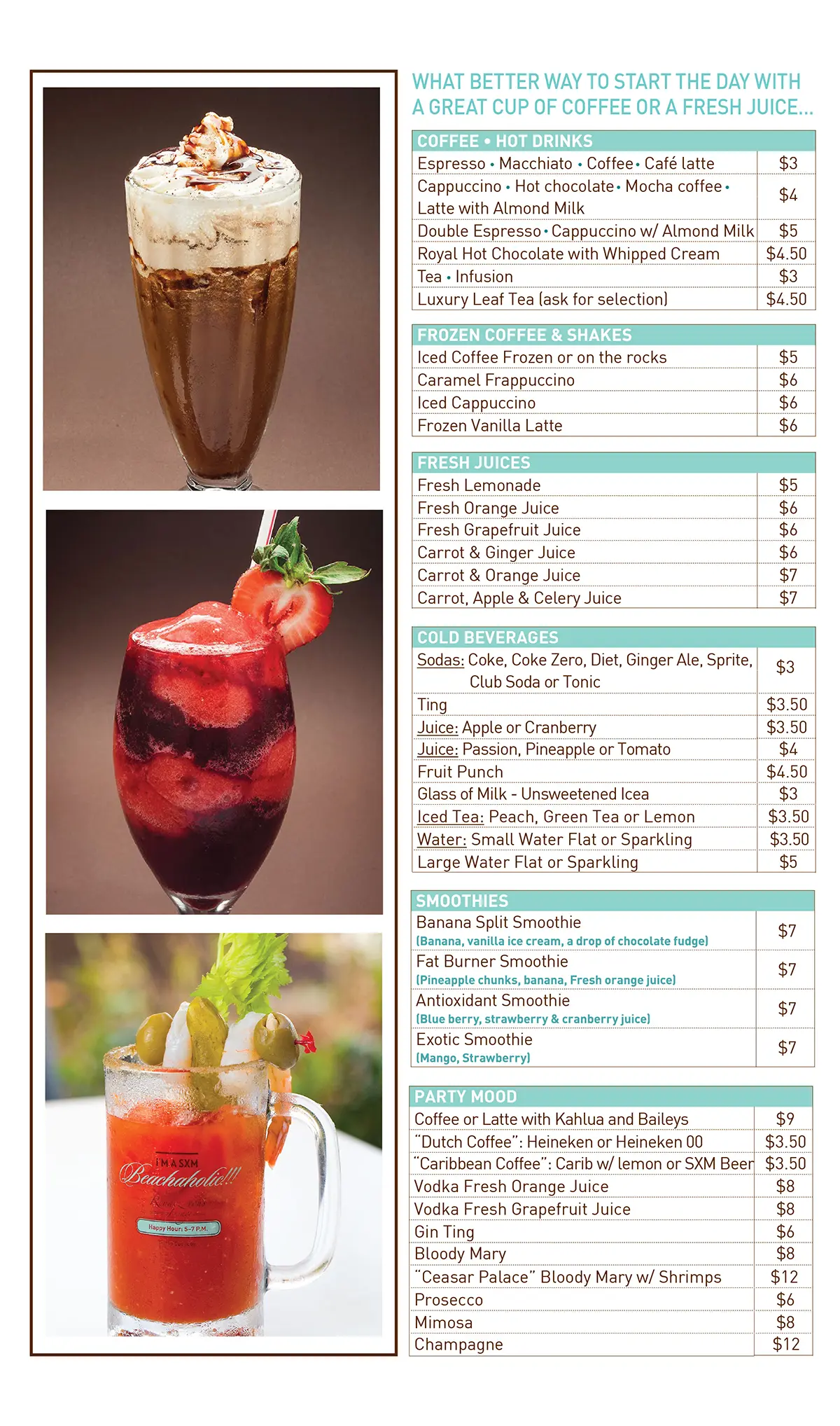 Page 2 Breakfast at Rendez Vous Lounge