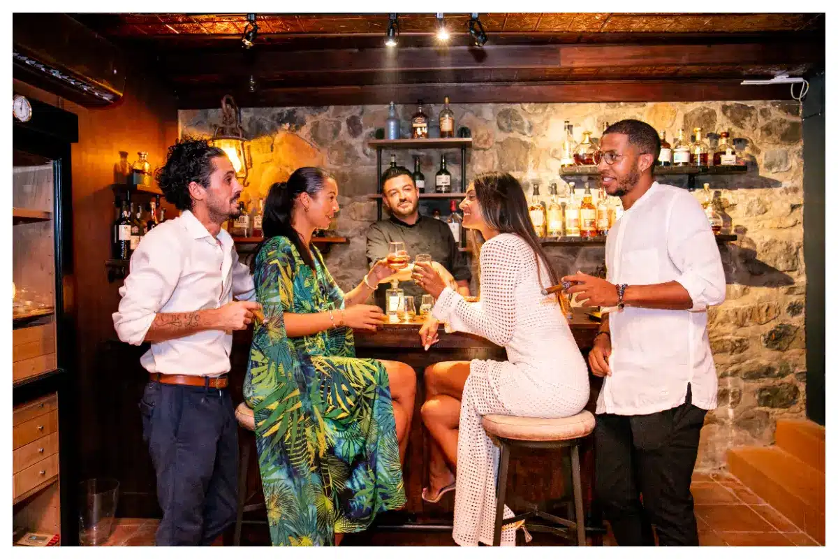 Private Rum Room at Bamboo House - Exclusive Rums and Cigars