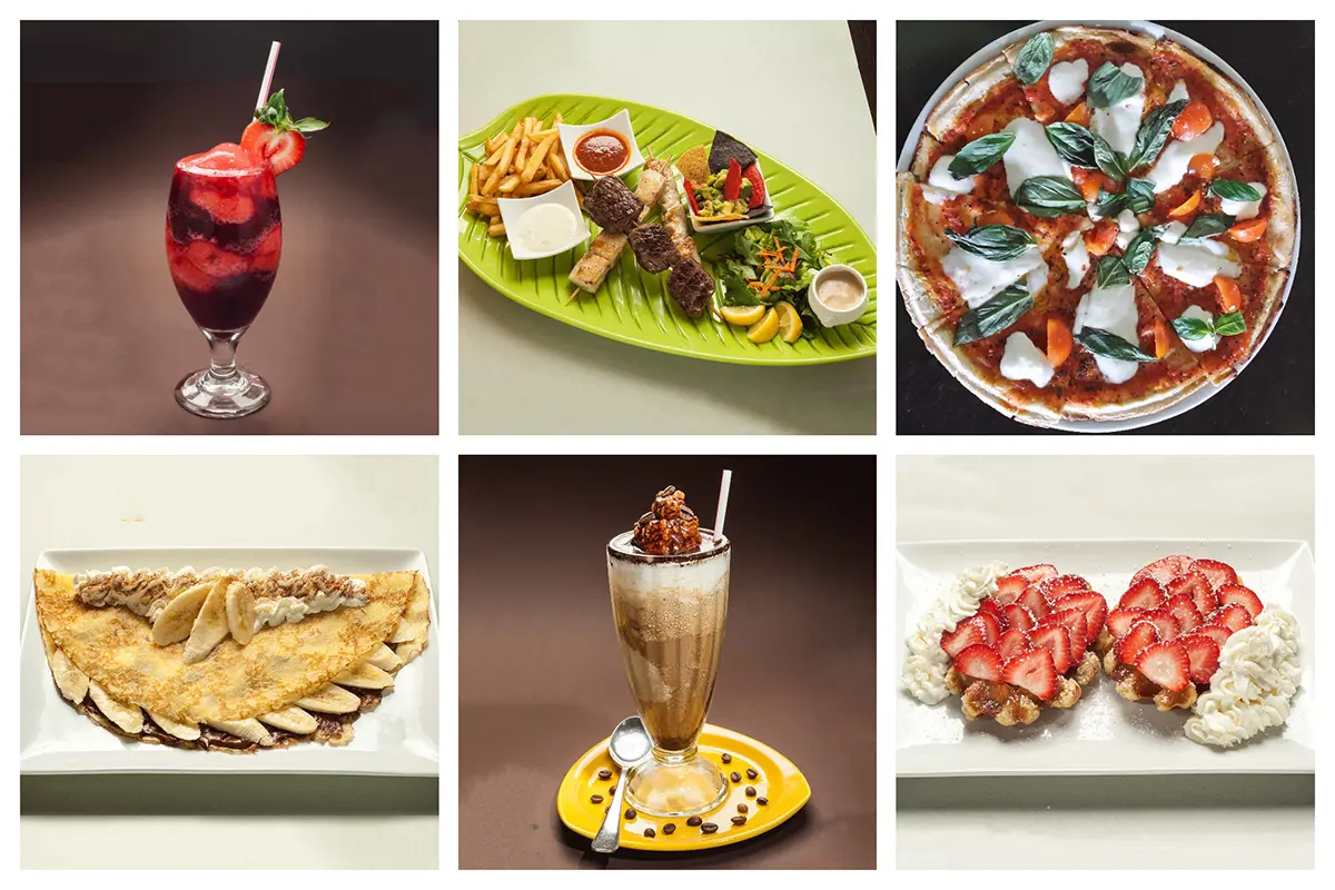 Rendez Vous Lounge Iced Coffee, Crepes, Waffles, Mixed Grill