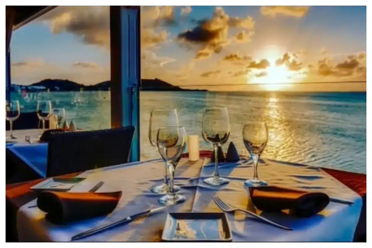 Sint.Martin Grand Case , Sunset by the sea