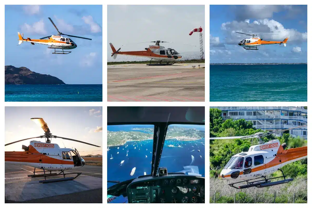 West Indies Helicopter - Helicopter Tour St Martin, Anguilla and St Barths Transfer