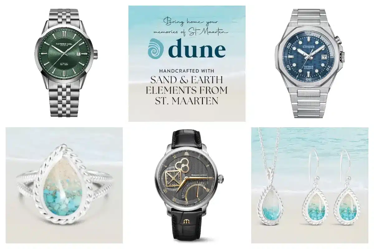 Raymond Weil, Maurice Lacroix, Citizen, Dune Handcrafted with Sand and Earth elements from St. Maarten