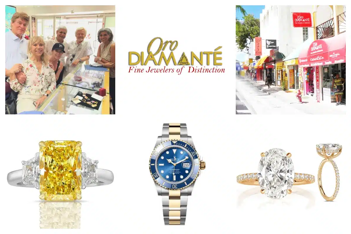 ORO Diamante - Location Front Street, Philipsburg, St. Maarten, Fine Jeweler of distrinction - Perfect Cut Diamonds - Custom made Jewelry - Largest pre-owned Rolex & Brand Watch collection. 