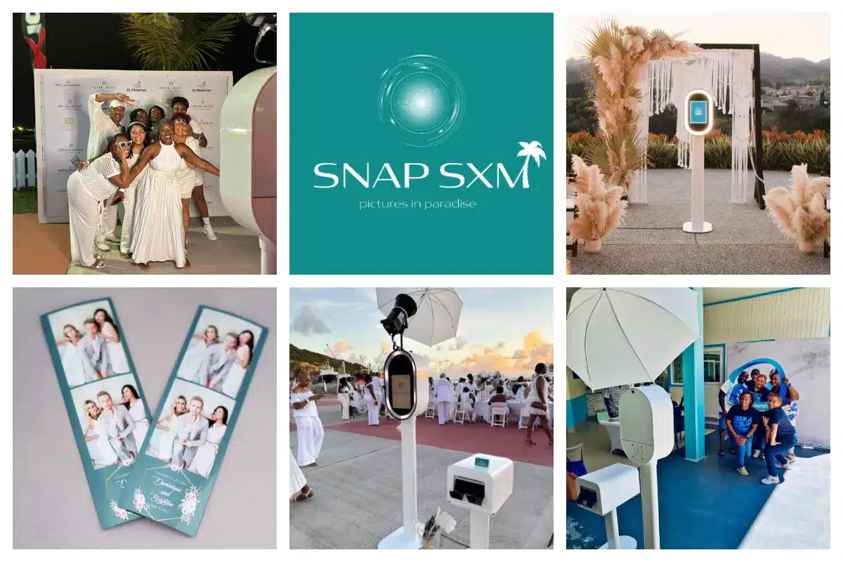 Snap SXM - Photobooth for Weddings, birthdays, corporate events, graduation parties in St Maarten, St Martin