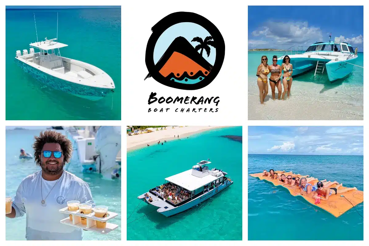 Boomerang Tours - Island Trips - Fun Catamaran trip/tour St. Martin-St. Maarten-Anguilla-St. Barths-including food and drinks!