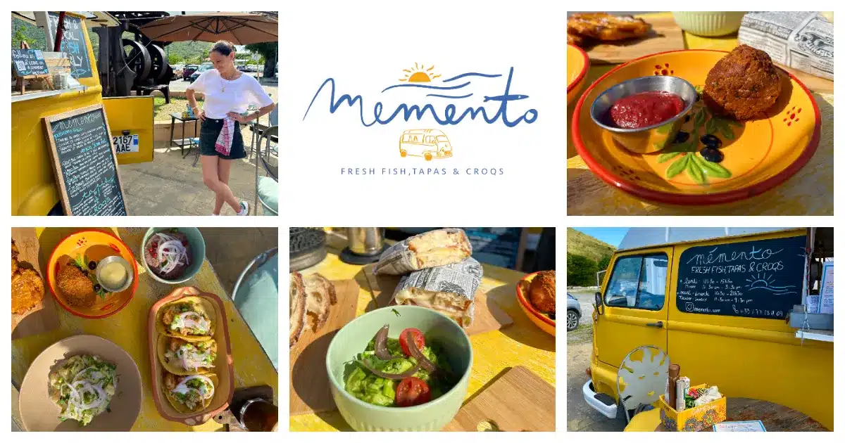 Memento Food Truck in Grand Case -fresh fish tapas crocs sandwiches