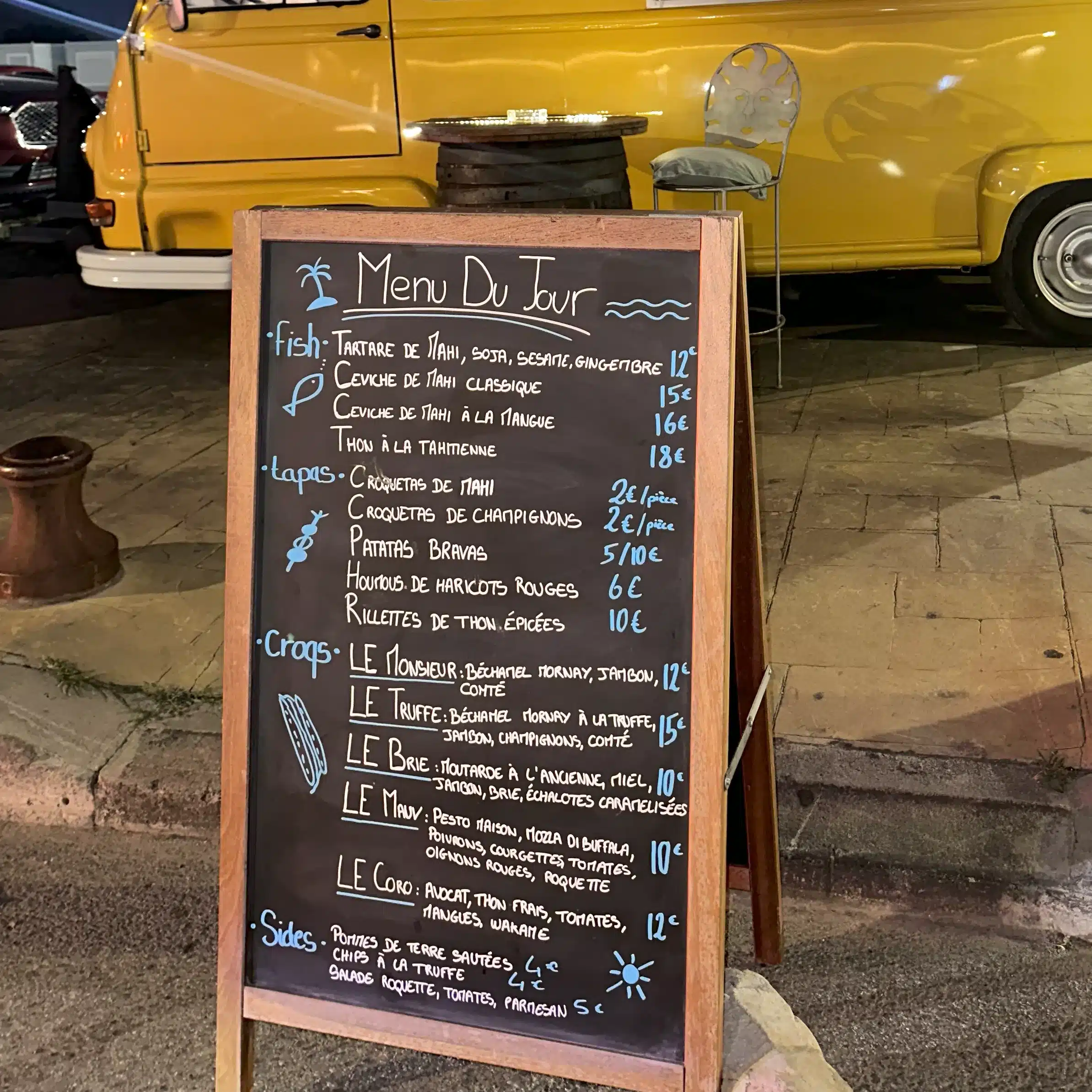 Memento Menu Board