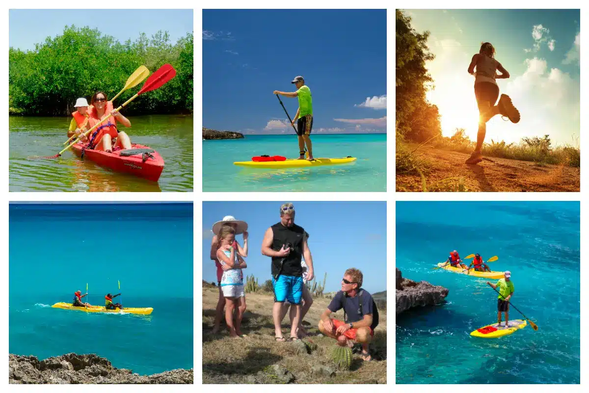 Sport and Exercise on St Martin, Maarten, SXM - Kayak, Mountainbike, Cycling, Paddle Board Tours & Rentals - Active lifestyle