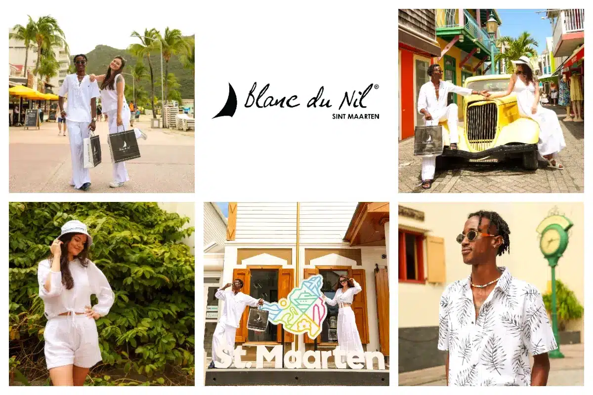 Blanc du Nil in Front Street St Maarten - High-Quality Cotton White clothes at only $35