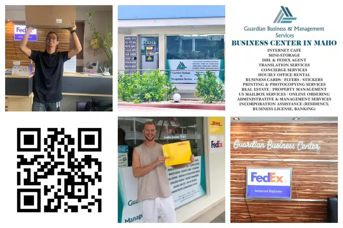 Guardian Business & Management Services - DHL FedEx , Shipping in SXM INTRO2