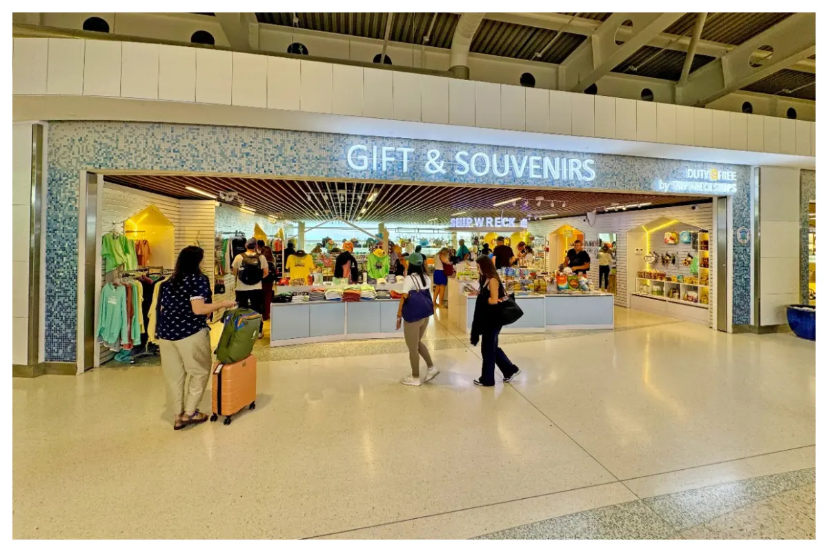 Airport Store inside Princess Juliana St Maarten Shipwreck Shops Souvenir Store